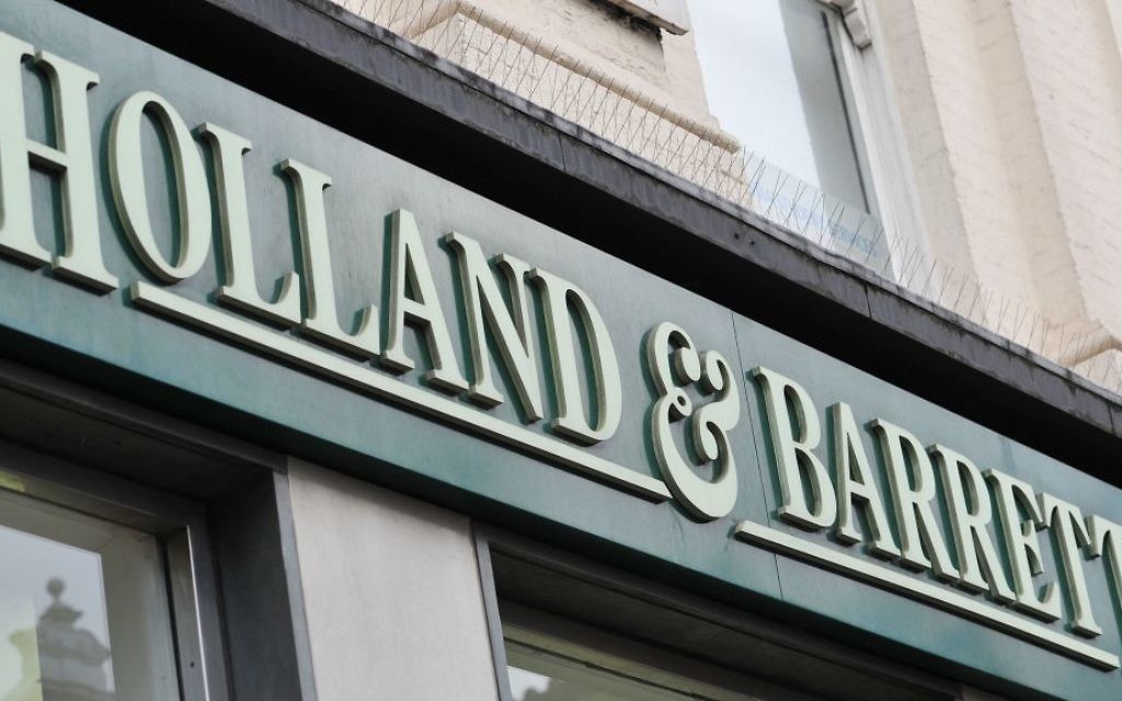 Holland and Barrett in London. 

Photo credit: Nick Ansell/PA Wire