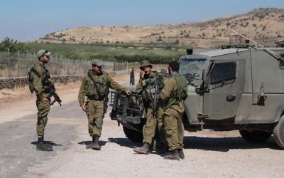 Israeli army soldiers in the Golan Heights (June 2017)

 Photo by: Ayal Margolin- JINIPIX