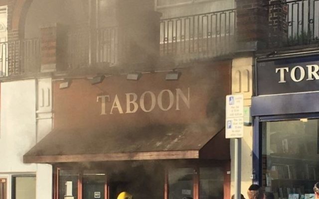 The Taboon restaurant fire 

Photo credit: Ari Leitner‏  on Twitter