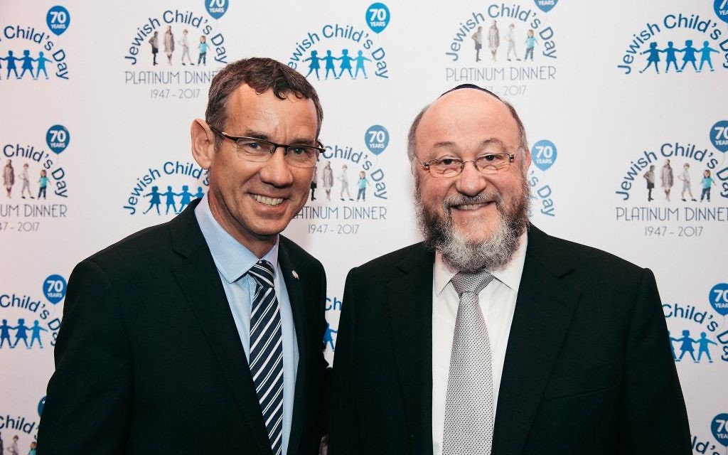 Ambassador Mark Regev and Chief Rabbi Ephraim Mirvis