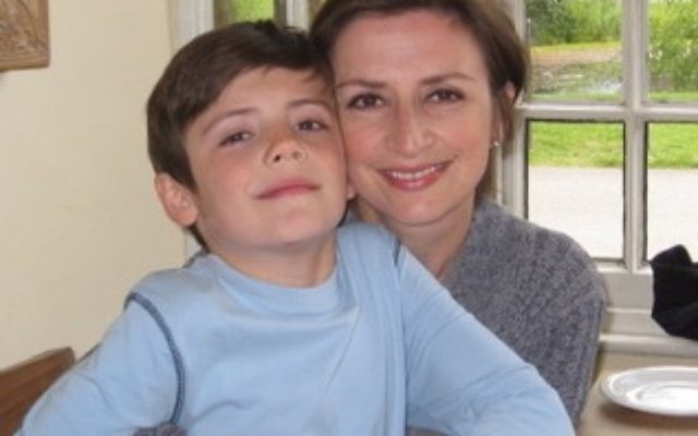 Max with his mother Samantha