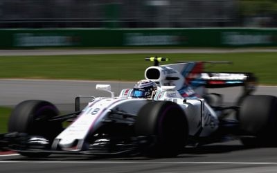 Stroll finished Sunday's Azerbaijan Grand Prix in third place.