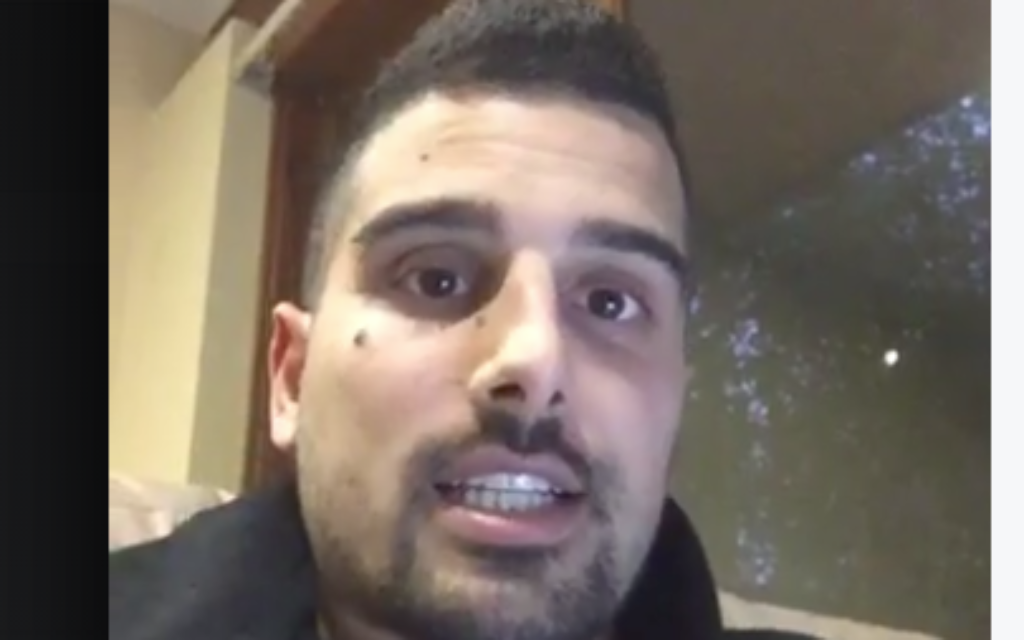 Avi Yemini in one his often controversial videos