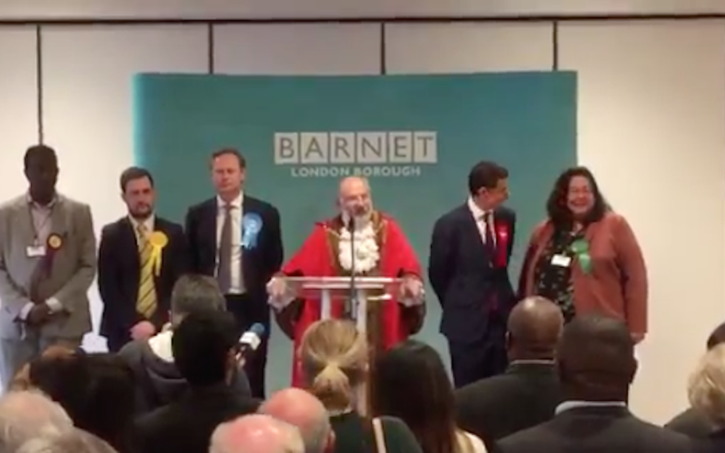 The Hendon count saw Matthew Offord overcome Mike Katz
