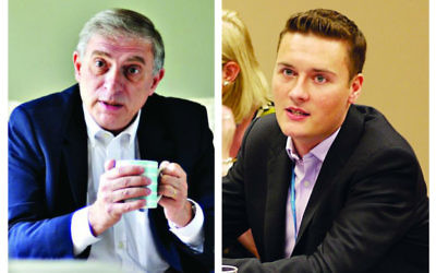 Lee Scott (left) is looking to snatch back his old seat from Labour's Wes Streeting