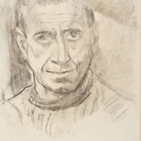 Xawery Dunikowski, Portret Mariana Ruzamskiego, KL Auschwitz 1943-44.