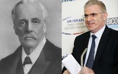 Lord Arthur Balfour and Daniel Taub