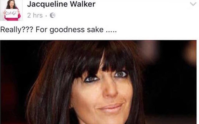 Jackie Walkers Facebook post
