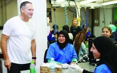 SodaStream chief executive Daniel Birnbaum in one of the company’s factories. The firm SodaStream chief executive Daniel Birnbaum in one of the company’s factories. The firm