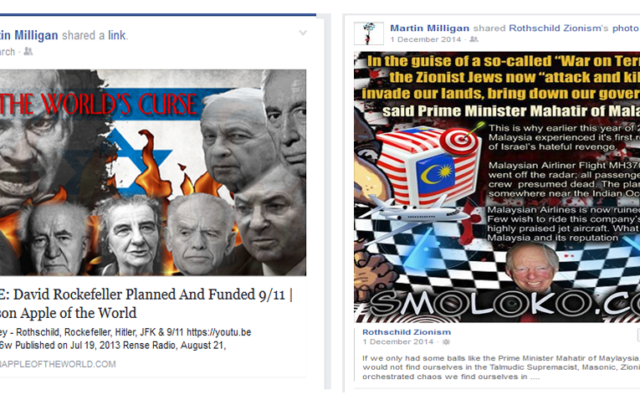 Scottish Activists linking to conspiracy theory sites, including ones that promote Holocaust denial