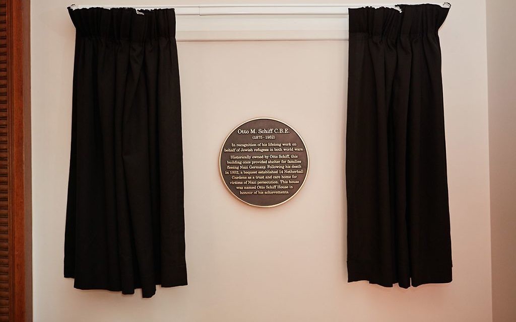 Otto Schiff Plaque Unveiling: The memorial
