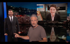 Jon Stewart crashing Jimmy Kimmel live Jon Stewart crashing Jimmy Kimmel live