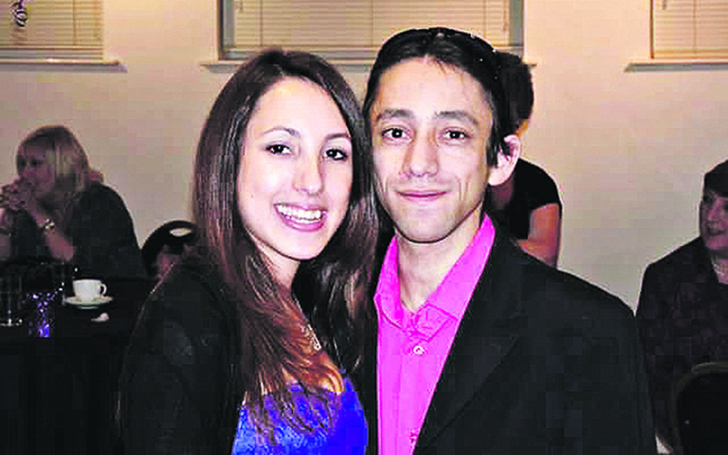 Simon Cooper and his sister Rebecca