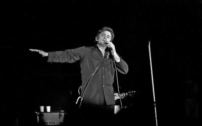 Cash performing in Bremen, West Germany, in September 1972