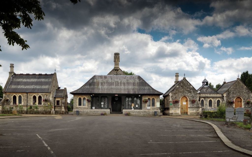 Funerary buildings at Willesden Jewish Cemetery, which is one of five places that have been listed at Grade II by the Department for Digital, Culture, Media and Sport, on the advice of Historic England, to celebrate the 70th anniversary.

Photo credit: Chris Redgrave/PA Wire