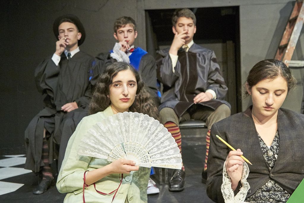 "Alice and the Black Hole Blues" production at Edinburgh Fringe. 

Photo credit: Brian Dean Photography /JCHS.