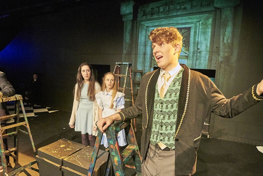 "Alice and the Black Hole Blues" production at Edinburgh Fringe. 

Photo credit: Brian Dean Photography /JCHS.