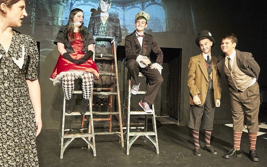 "Alice and the Black Hole Blues" production at Edinburgh Fringe. 

Photo credit: Brian Dean Photography /JCHS.