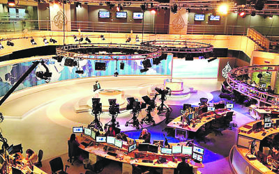Al Jazeera English's news desk