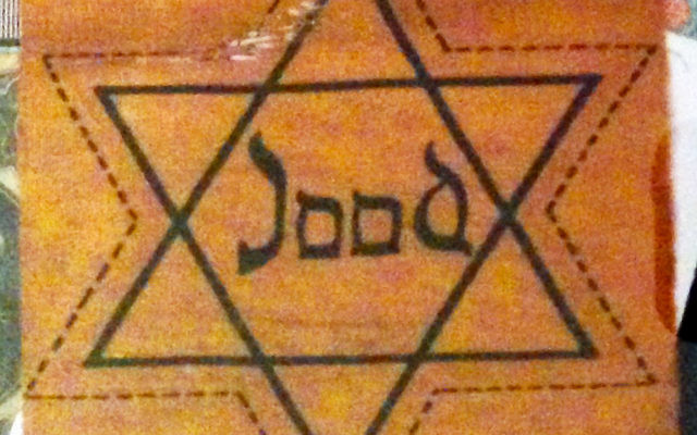 Yellow Star of David worn by Dutch Jews