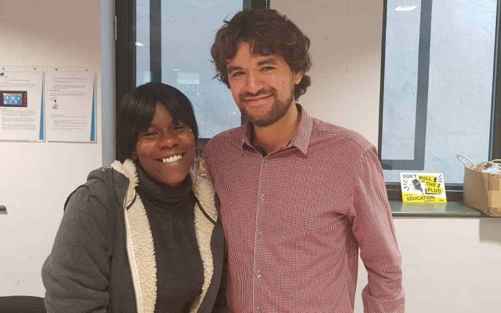 Liron Velleman, Campaigns Manager of UJS met with various NUS Officers and Staff, including NUS President Shakira Martin

Photo credit: @ShakiraSweet1 on twitter
