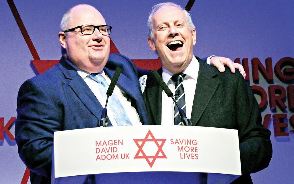 Gyles Brandreth with Eric Pickles