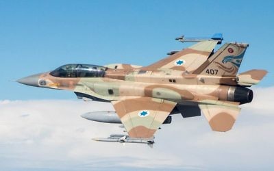 An Israeli Air Force plane in action