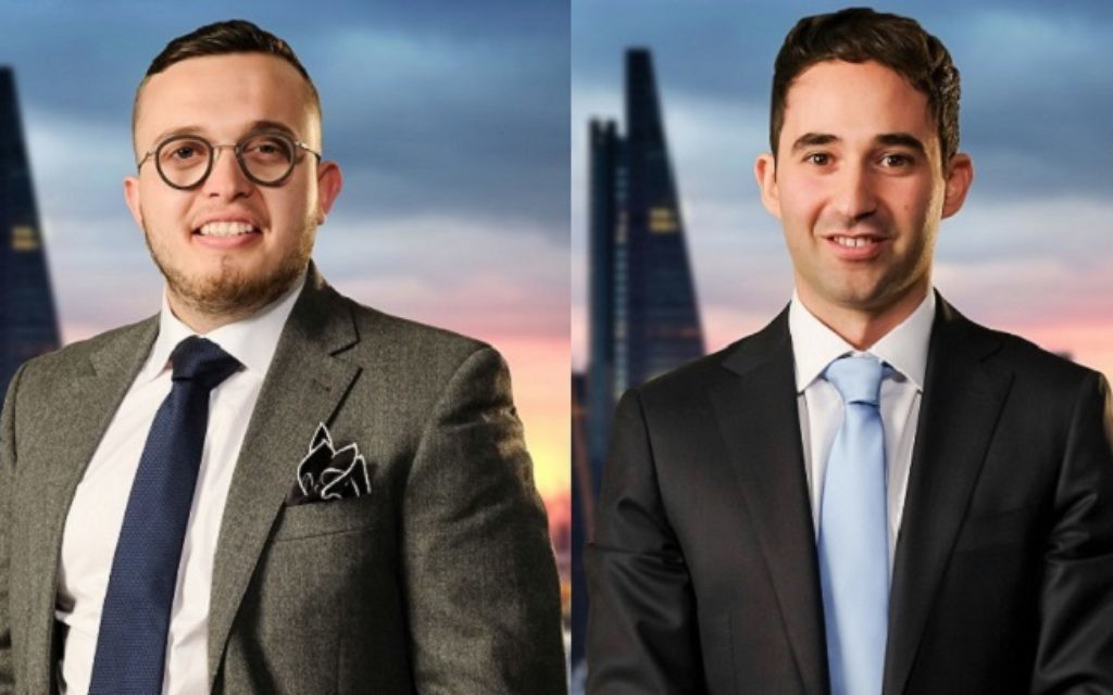 Charles Burns and Elliot Van Emden are among this year's candidates on The Apprentice