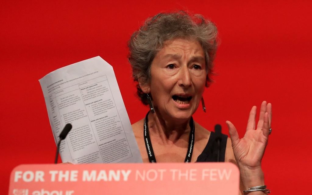 Naomi Wimborne-Idrissi addressing the Labour Party annual conference 

 Photo credit: Gareth Fuller/PA Wire