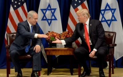 Prime Minister Benjamin Netanyahu meets with US President Donald Trump, 


Photo by Avi Ohayon/GPO via JINIPIX
