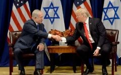 Benjamin Netanyahu and Donald Trump