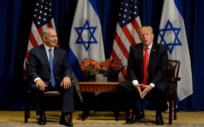 Prime Minister Benjamin Netanyahu meets with US President Donald Trump, in New York

 Photo by Avi Ohayon/GPO via JINIPIX