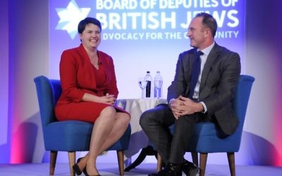 Ruth Davidson in conversation with the BBC’s Director of News and Current Affairs James Harding