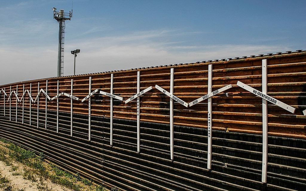 The Wall at the border of Tijuana, Mexico and San Diego, US