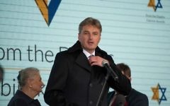 Daniel Kawczynski speaking at the 'From The Depths Zabinski Awards'