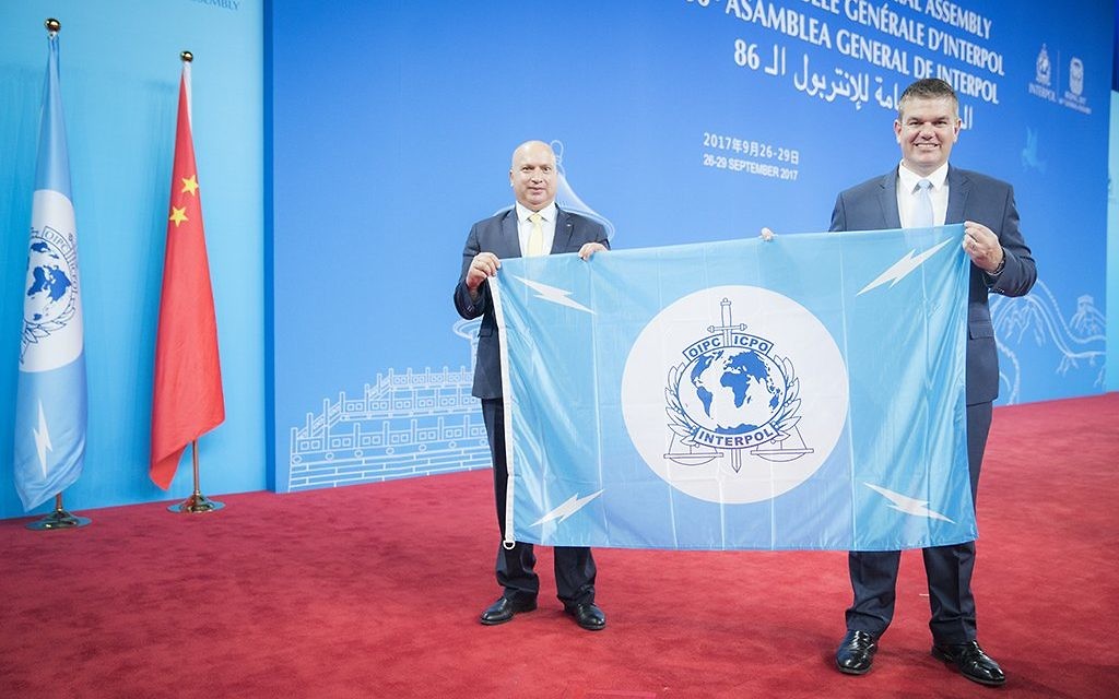 Palestine and the Solomon Islands were admitted this week. Picture credit: @INTERPOL_HQ on Twitter