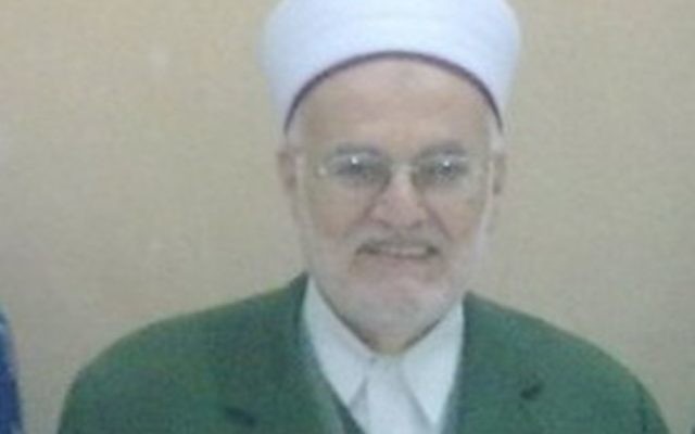 Former Grand Mufti of Jerusalem Sheikh Ekrima Sabri