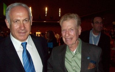 Benjamin Netanyahu with Mitchell Flint
