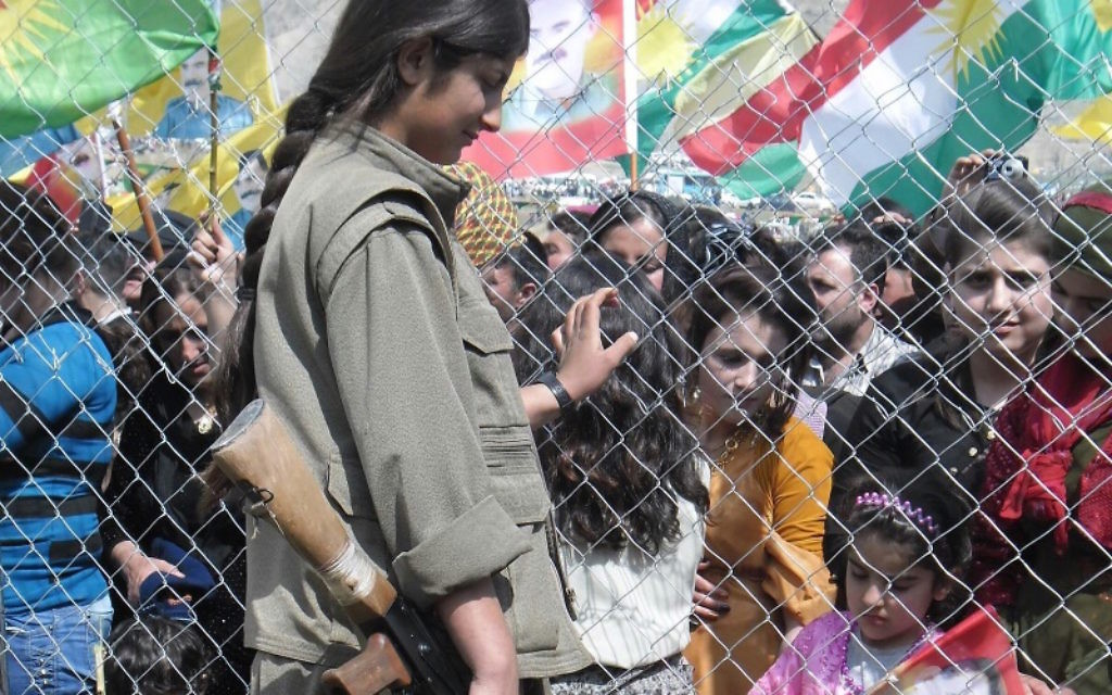 Kurdish PKK guerilla in Qandil, Iraq