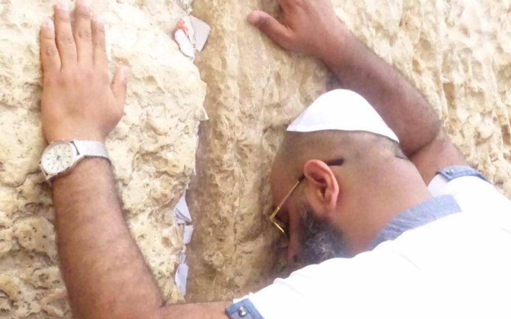 Noor Dahri at the Kotel Noor Dahri at the Kotel