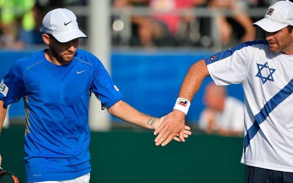 Dudi Sela and Jonathan Erlich lost their doubles match