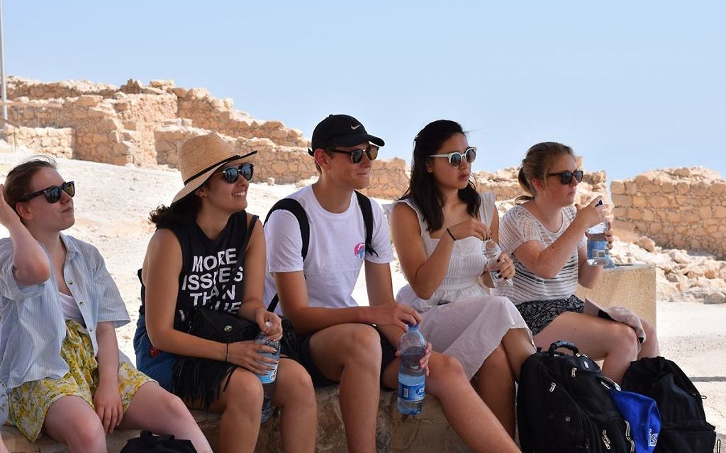 The Real Deal participants on Masada The Real Deal participants on Masada