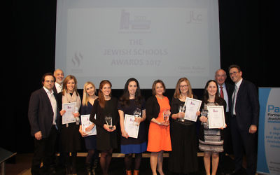 Last years winners of the Jewish News-PaJes Schools Awards!