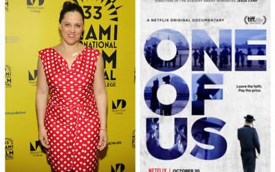 Director Heidi Ewing (left) and her film 'One Of Us'