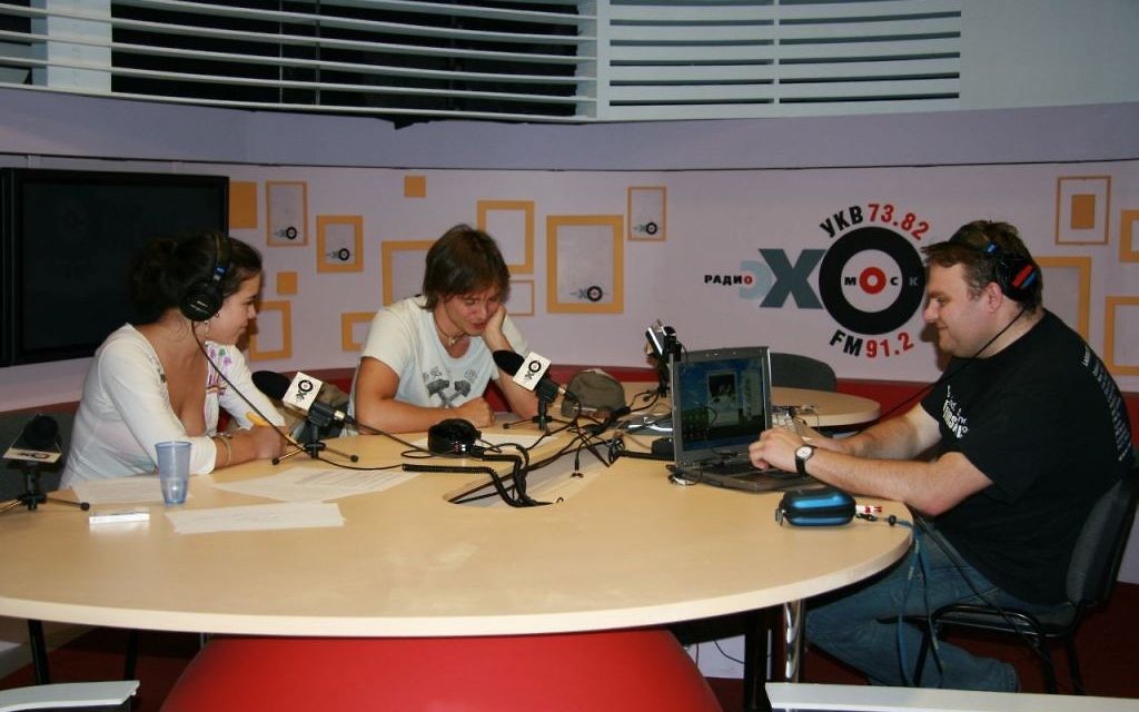 Television studio of Echo of Moscow