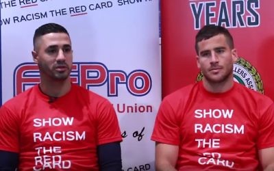 Beram Kayal and Tomer Hemed discuss their friendship in a video for Show Racism the Red Card