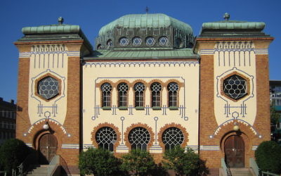 Malmö Synagogue in Sweden is home to one of the country's small Jewish communities