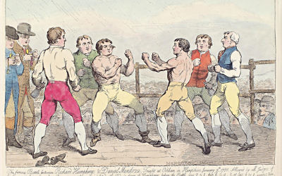The famous battle between Richard Humphreys and Daniel Mendoza...' by Samuel William Fores (floruit 1841), published 1788