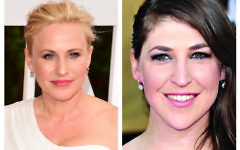 Patricia Arquette (left) and Mayim Bialik (right) Patricia Arquette (left) and Mayim Bialik (right)