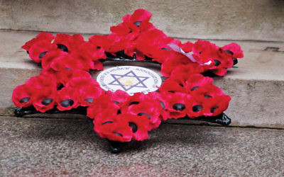 Those attending the AJEX Parade remember the fallen Jewish soldiers